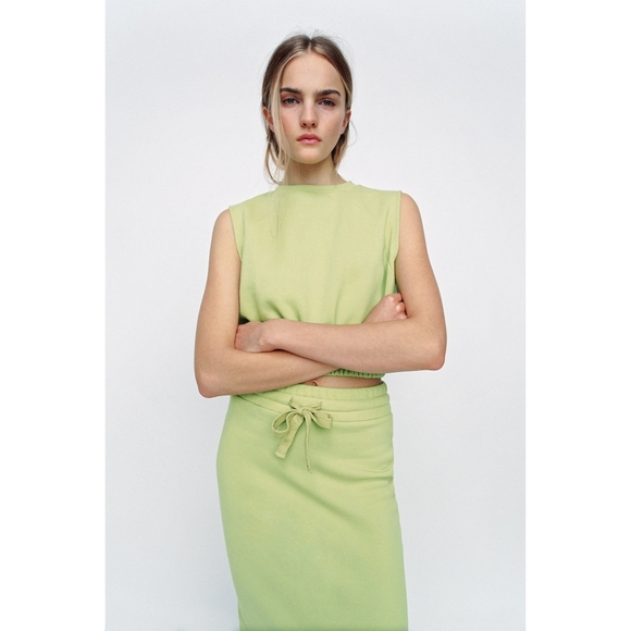 Zara midi fleece skirt - Picture 4 of 7